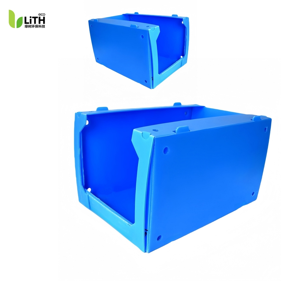 Warehouse stacking hollow board boxes