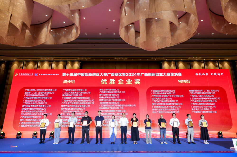 喜訊丨綠樹(shù)公司榮獲第十三屆中國(guó)創(chuàng)新創(chuàng)業(yè)大賽廣西賽區(qū)優(yōu)勝企業(yè)獎(jiǎng)